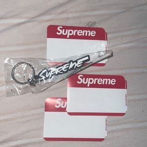 Supreme bag keychain